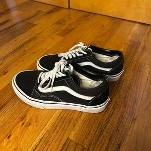 Vans Black and White Old Skool Sneakers
